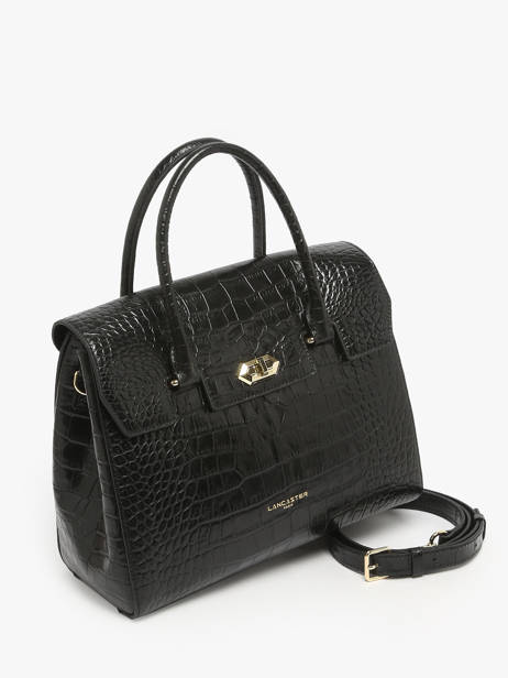 Handtassen Exo Leder Lancaster Zwart exo 85 ander zicht 2